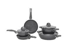 Set 8 Pezzi Batteria di Pentole Petragres Ecosolution Induzione Aeternum