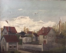 Vecchio dipinto Olio su tela