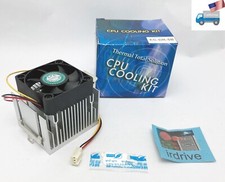 NUOVO AOC Intel 370 Pentium III FC-PGA/AMD socket A cuscinetto a sfera CPU ventola EC-DR-5B