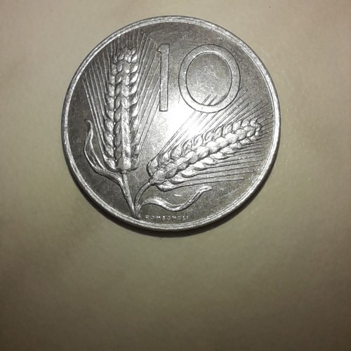Lire 1982 rovescio - 10, ruotato