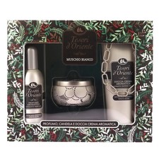 BOX TESORI D'ORIENTE SET REGALO FRAGRANZA MUSCHIO BIANCO