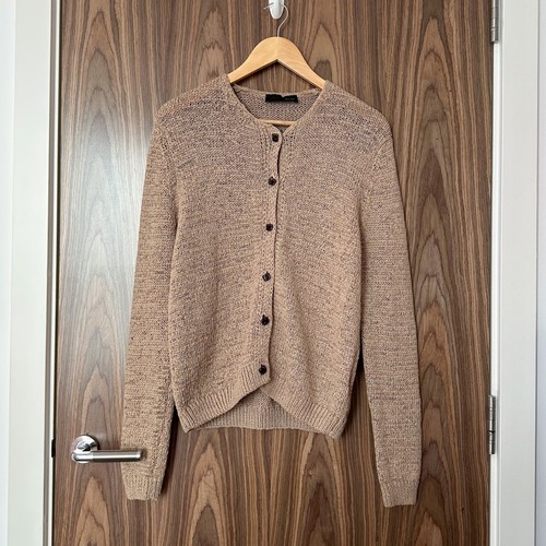 Cardigan grande zara marrone - zara,