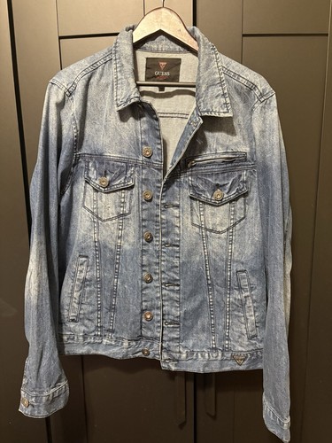 Giacca denim uomo guess - denim,