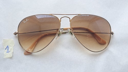 Occhiali rayban aviator oro - occhiali,