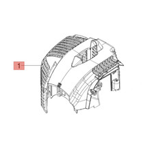 EFCO CUFFIA CARTER MOTORE PER DECESPUGLIATORE DS 3500 S T DS 4000 S T