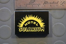 FIAMMIFERI LAVAGGI S/20 HOTEL SOLARIUM SAN BENEDETTO DEL TRONTO (AP)