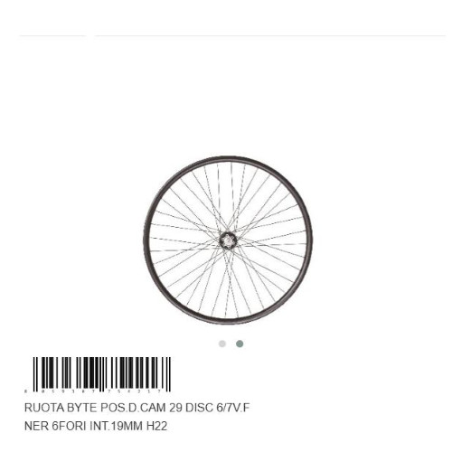 Ruota posteriore byte atala - ruota,