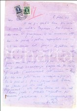 1944 WW2 ROMA Enrico DALANI raccomanda prudenza a un collega avvocato