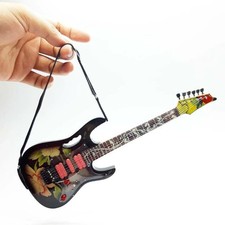 Chitarra miniatura Ibanez JEM 77 FP Steve Vai 2003 motivo floreale regalo da collezione