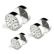 Alla moda falso plug acciaio - alla,