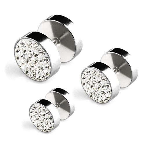 Alla moda falso plug acciaio - alla,