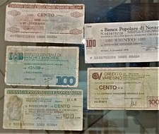 ZZ MINI ASSEGNI ANNI 70 CINQUE