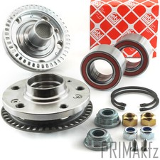 2x Febi Ruota + 2x Mozzo Della Anteriore per VW Golf 3 Gti 16V VR6 Passat 35i
