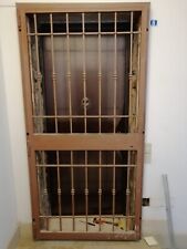 inferriata per porta blindata in ferro pieno.