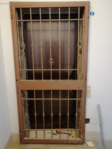 Inferriata per porta blindata - inferriata,