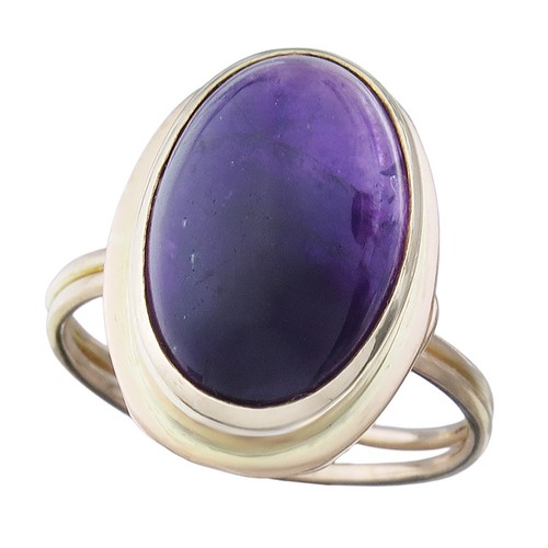 Anello 750 ametista antico