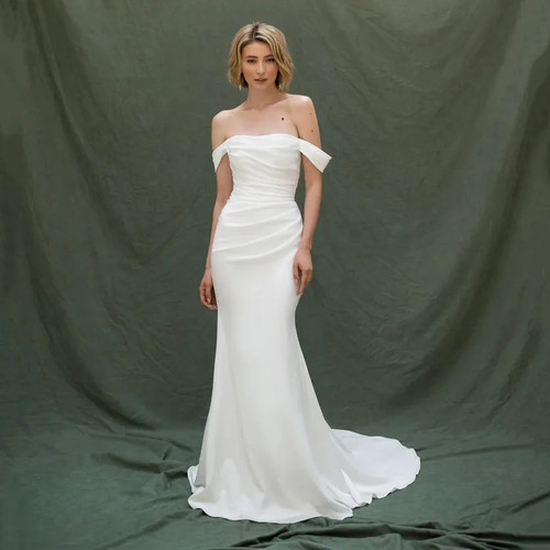 Abito sposa sirena raso - sposa,