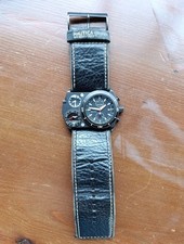 OROLOGIO NAUTICA OVERSIZE MILITARE CON BUSSOLA E DOPPIO FUSO ORARIO