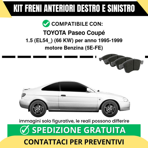 Pastiglie freno anteriori per - pastiglie,