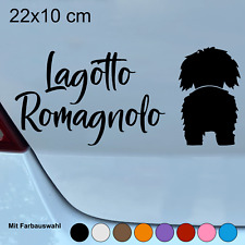 Adesivo auto Lagotto Romagnolo sticker 22x10 cm A251