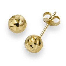 Orecchini A Palla 6Mm In Oro