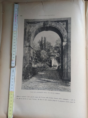 Incisione antica roma - incisione,