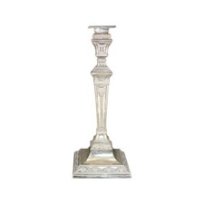 Candele in metallo argento