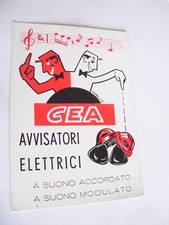 Firenze -  Gea avvisatori elettrici - non spedita f. g. 