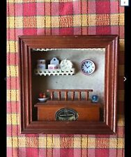 Quadro cucina porcellana vintage Reutter casa delle bambole miniatura