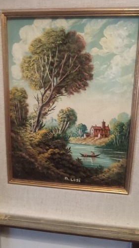Quadro olio tela - su,