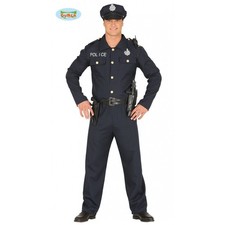 Poliziotto Costume Uomo Agente