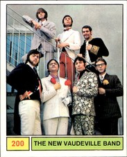 figurina panini cantanti 1969   # 200 The new Vaudeville band