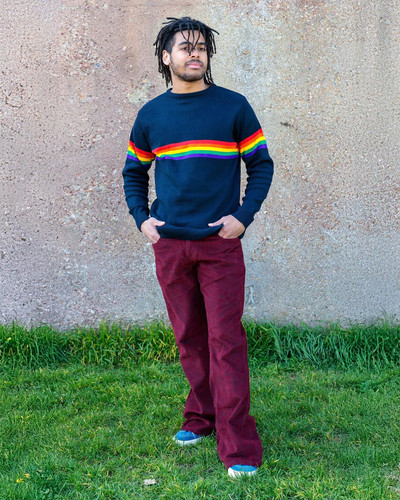 Run fly pantaloni uomo retro - pantaloni,