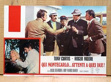 QUI MONTECARLO ATTENTI A QUEI DUE! fotobusta poster Tony Curtis Roger Moore AT24