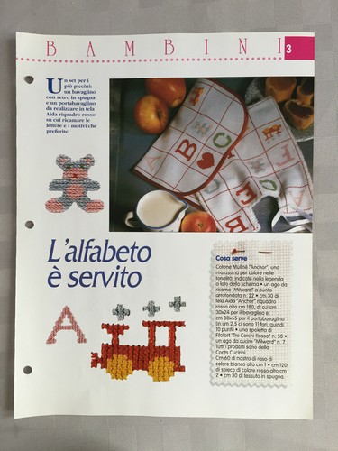 Schema punto croce bambini - punto,