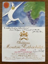étiquette château mouton - château,