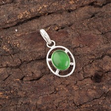 Green Cat'S Eye Gemstone 925