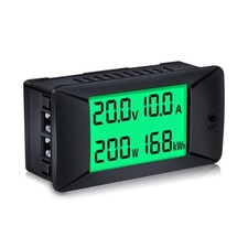 Display LCD 0-300V Multifunzione Digitale Corrente Tensione Batteria Monitor Misuratore