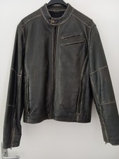 giubbotto in pelle stile biker