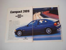 advertising Pubblicità 1994 BMW 318 ti COMPACT