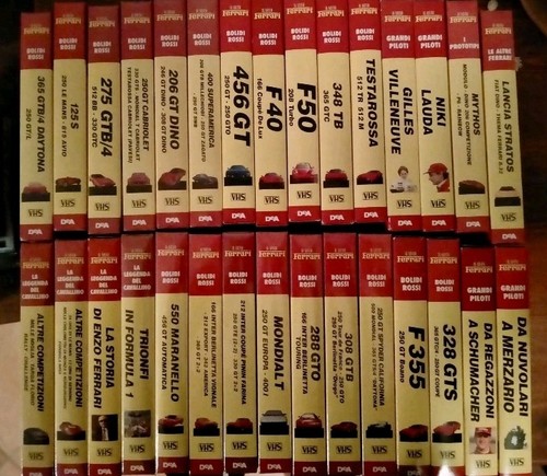 Vhs mito ferrari - vhs, il