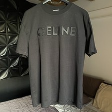 Black Celine T-shirt Black New authentic S Fit Medium Size M