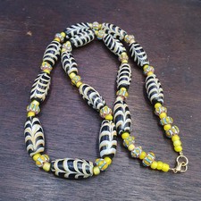 Collana vintage fantasia piuma