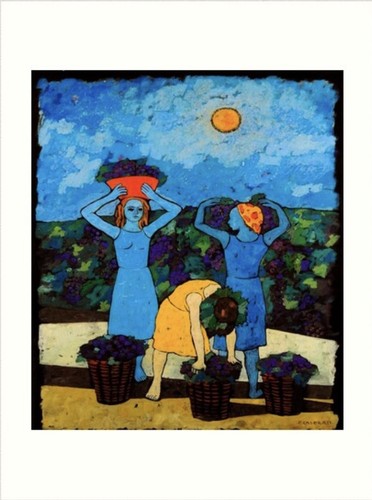 Felice casorati vendemmiatrici - felice,