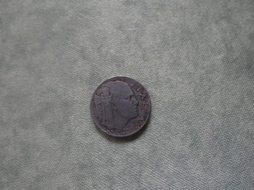 Moneta lira cent - 20, vittorio