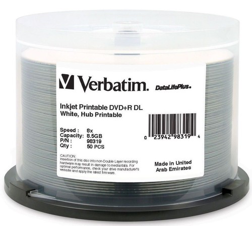 Verbatim dvd 5 gb 8x - verbatim, dl