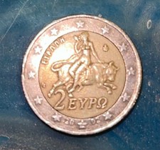 moneta 2 euro rara EYPO 2002