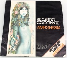 Vinile 45 giri Cocciante Margherita/Primavera disco promozionale Ariston "raro"