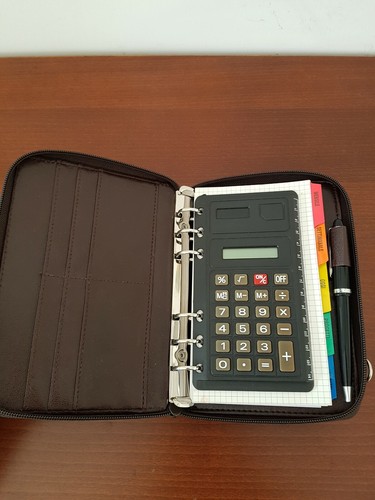 Borsello organizer marrone - marrone, con