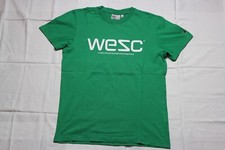 T-SHIRT MAGLIA UOMO WESC TG S VERDE SKATEBOARD  USATA